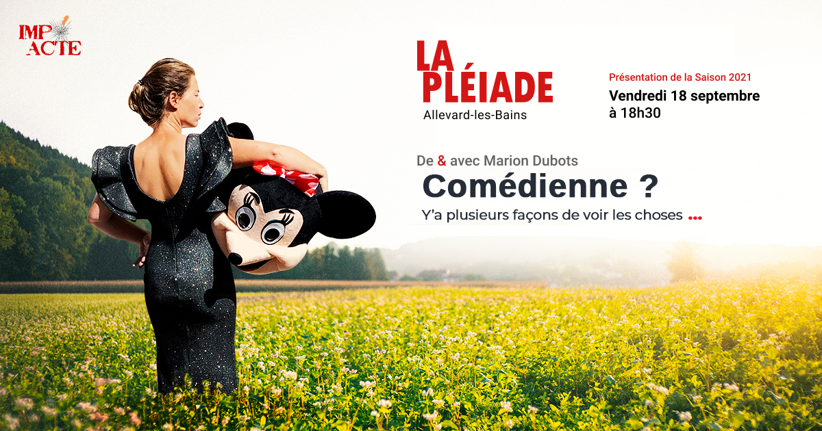 Triptyque - Com&eacute;dienne ? Y'a plusieurs fa&ccedil;on de voir les choses... image